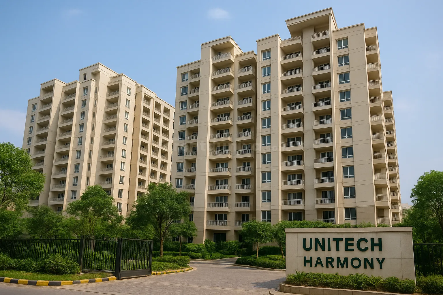 2 BHK Semi Furnished Apartment for rent in Unitech Harmony Gurugram